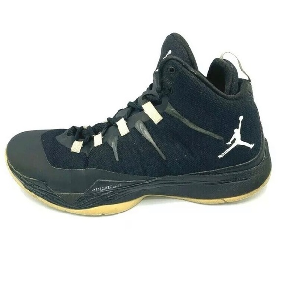 Nike Jordan Flightplate Black Basketball Trainers - Picture 11 of 12